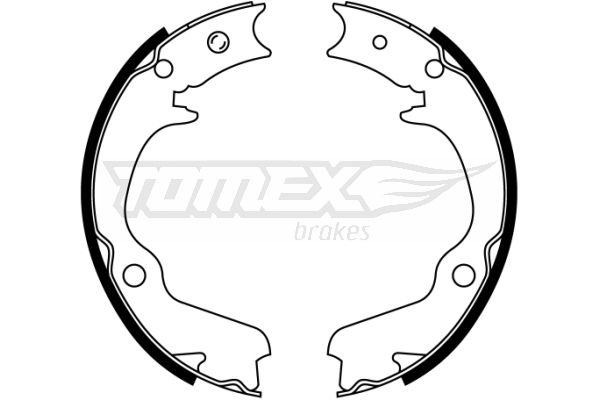 Obrázok Sada brzdových čeľustí TOMEX Brakes  TX2241